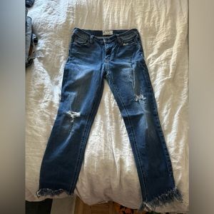 free people blue jeans